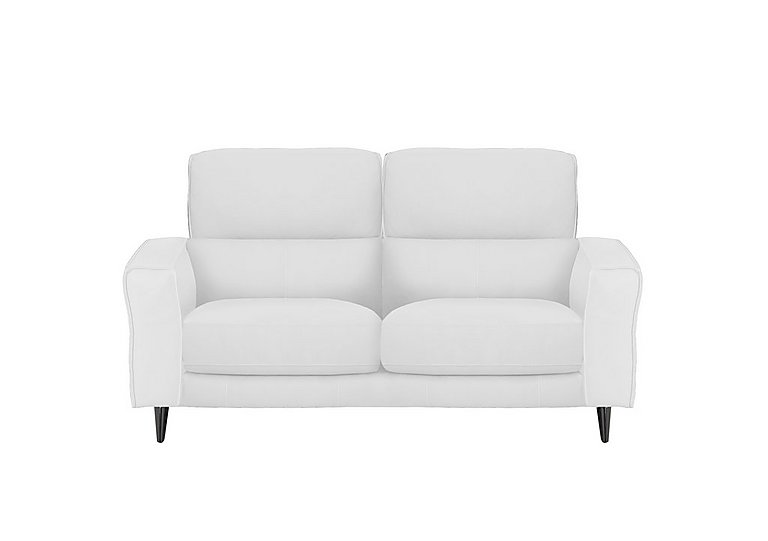 Axel 2 Seater HW Leather Sofa - Star White