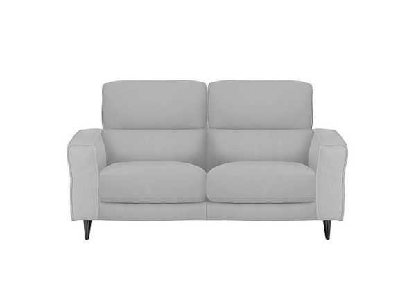 Axel 2 Seater NC Leather Power Recliner Sofa  Grey | Bed Sava
