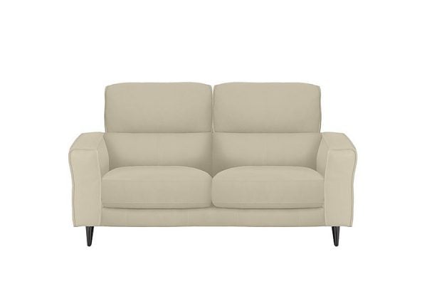 Axel 2 Seater NC Leather Sofa  NC Bisque | Bed Sava