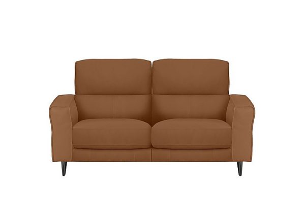 Axel 2 Seater NC Leather Power Recliner Sofa  Pecan Brown | Bed Sava