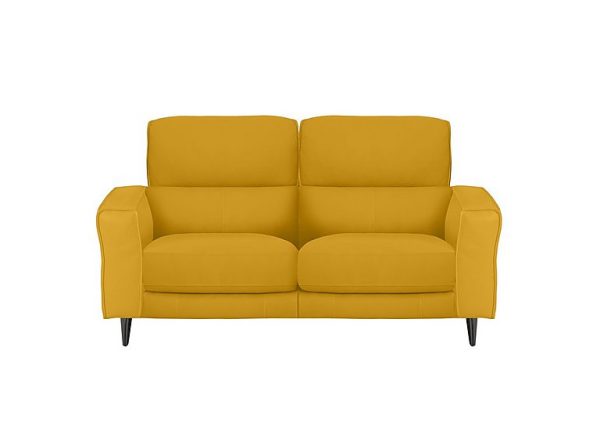 Axel 2 Seater NC Leather Power Recliner Sofa  Sunflower | Bed Sava