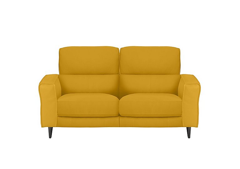 Axel 2 Seater NC Leather Power Recliner Sofa - Sunflower