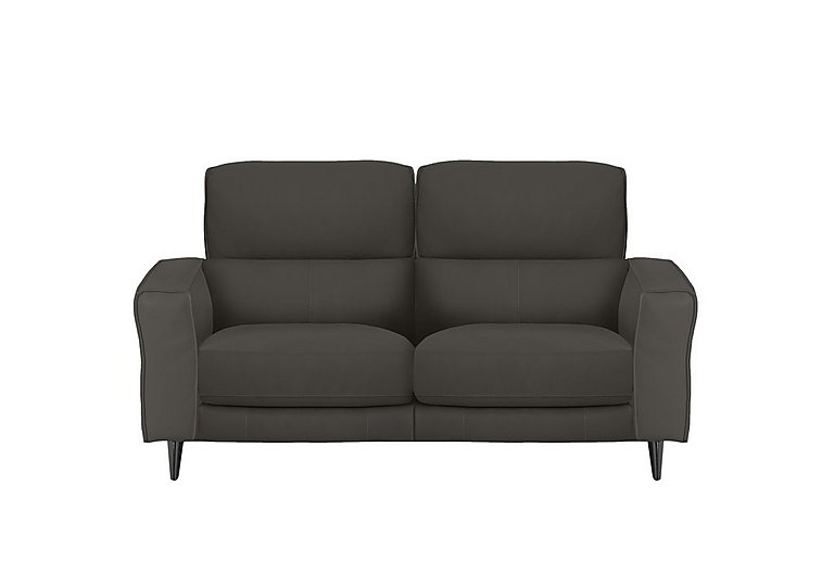 Axel 2 Seater NC Leather Power Recliner Sofa - Charcoal Grey