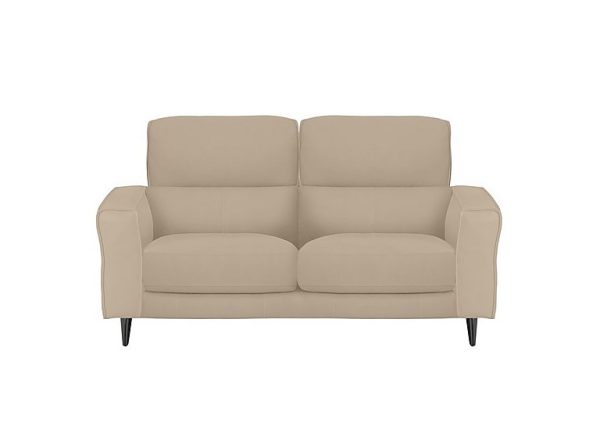 Axel 2 Seater NC Leather Sofa  NC Pebble | Bed Sava