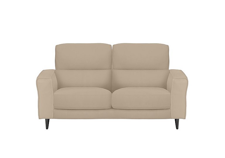 Axel 2 Seater NC Leather Sofa - NC Pebble