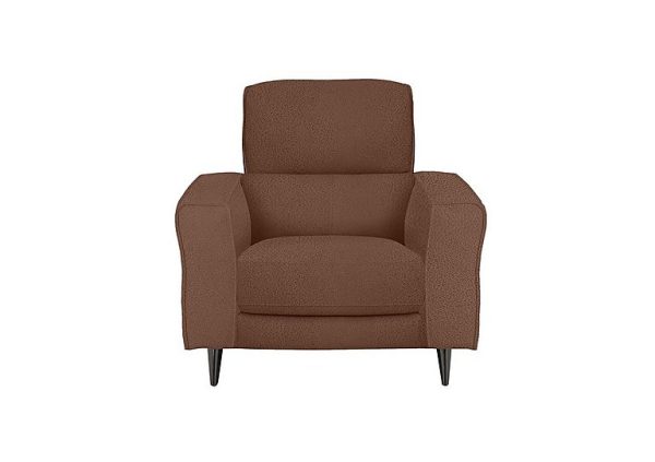 Axel Fabric Armchair with Power Recliner  Dark Taupe | Bed Sava