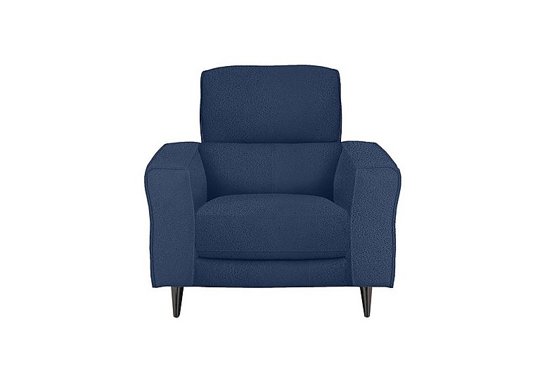 Axel Fabric Armchair - Blue