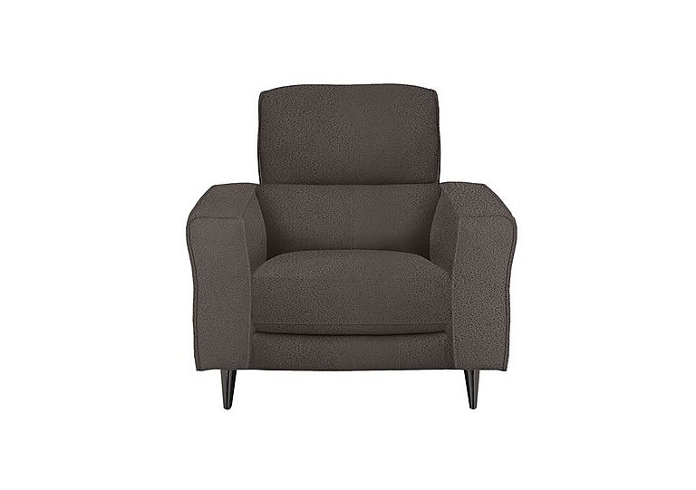Axel Fabric Armchair - Dark Grey