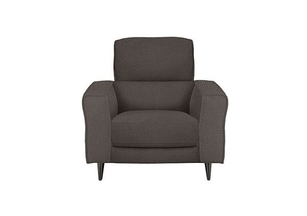 Axel Fabric Armchair with Power Recliner  Dark Grey | Bed Sava