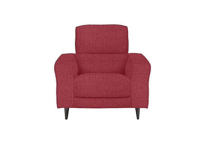 Axel Fabric Armchair - Red