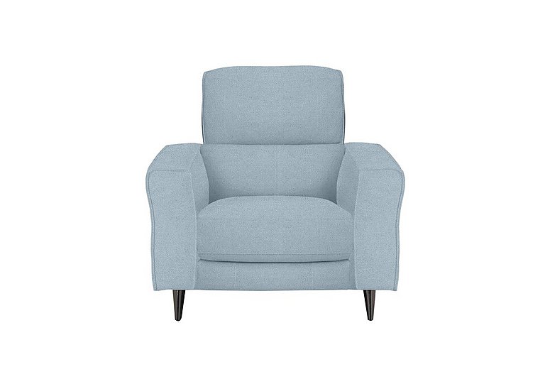 Axel Fabric Armchair - Baby Blue