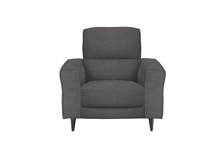 Axel Fabric Armchair with Power Recliner - Iron Grey