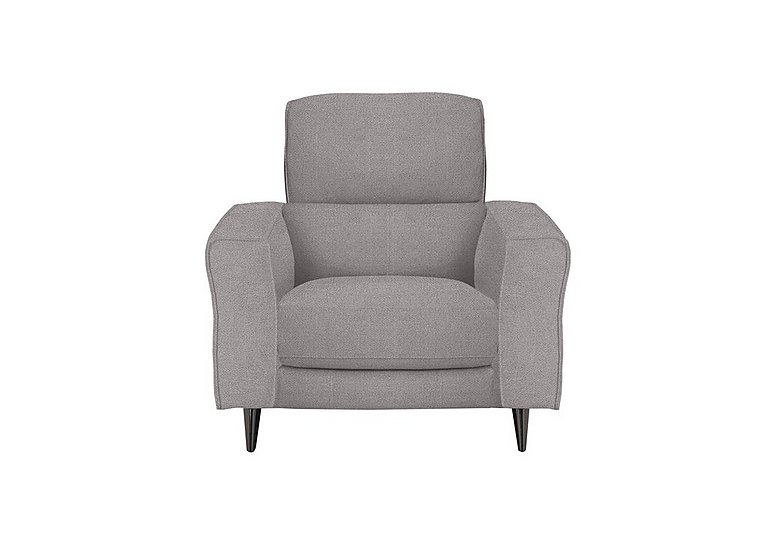 Axel Fabric Armchair - R27 Pewter