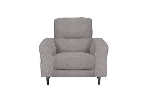 Axel Fabric Armchair with Power Recliner  R27 Pewter | Bed Sava