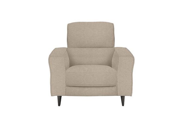 Axel Fabric Armchair with Power Recliner  R28 Beige | Bed Sava