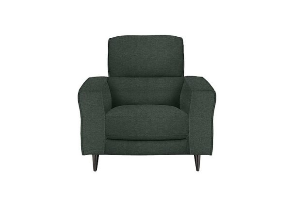 Axel Fabric Armchair  Moss Green | Bed Sava