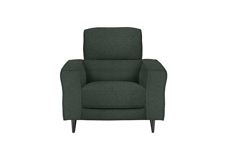 Axel Fabric Armchair with Power Recliner - Moss Green