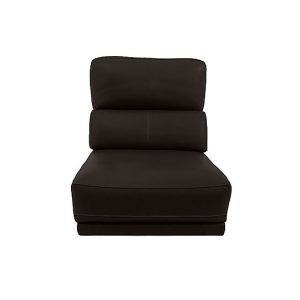 Axel BV Leather 125 Seater Armless Unit  Power Recliner  Dark Chocolate | Bed Sava