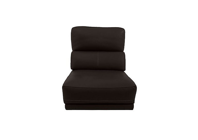 Axel BV Leather 1.25 Seater Armless Unit - Power Recliner - Dark Chocolate
