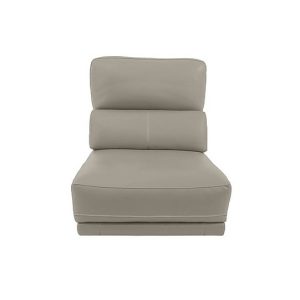 Axel HW Leather 125 Seater Armless Unit  Power Recliner  Feather | Bed Sava