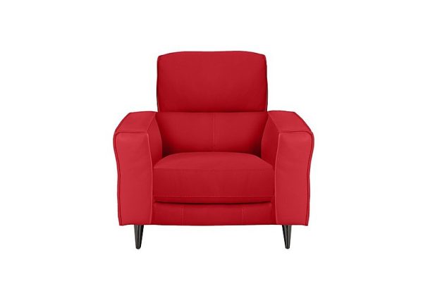 Axel BV Leather Armchair  Pure Red | Bed Sava