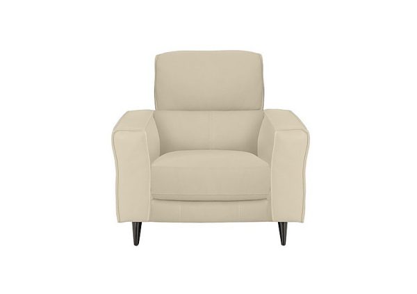 Axel BV Leather Armchair with Power Recliner  BV Bisque | Bed Sava