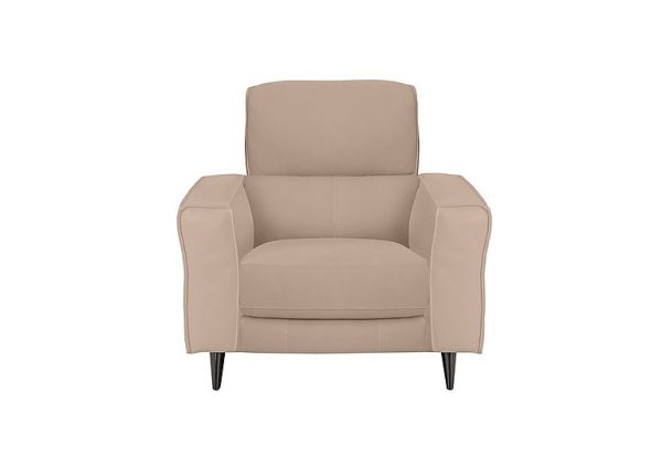 Axel BV Leather Armchair with Power Recliner  BV Pebble | Bed Sava