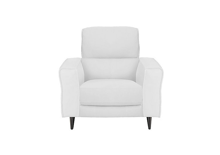 Axel HW Leather Armchair - Star White