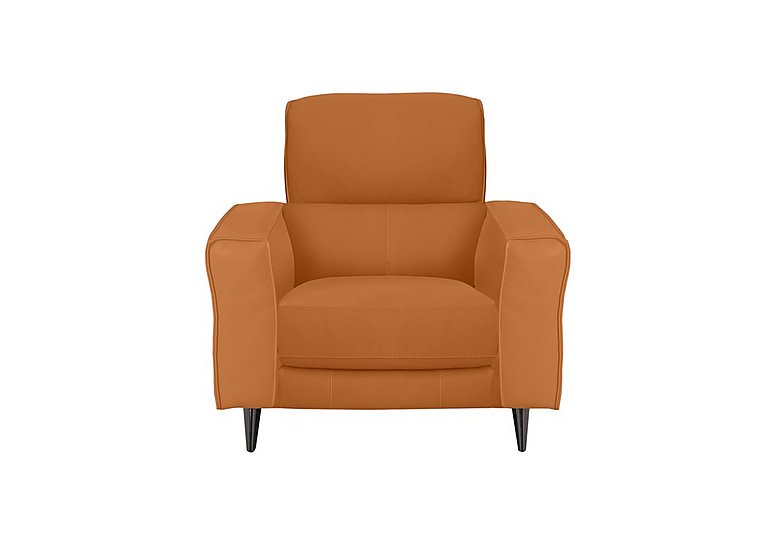 Axel NC Leather Armchair - NC Honey Yellow