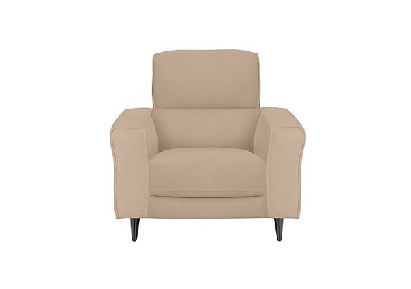 Axel NC Leather Armchair with Power Recliner  NC Pebble | Bed Sava