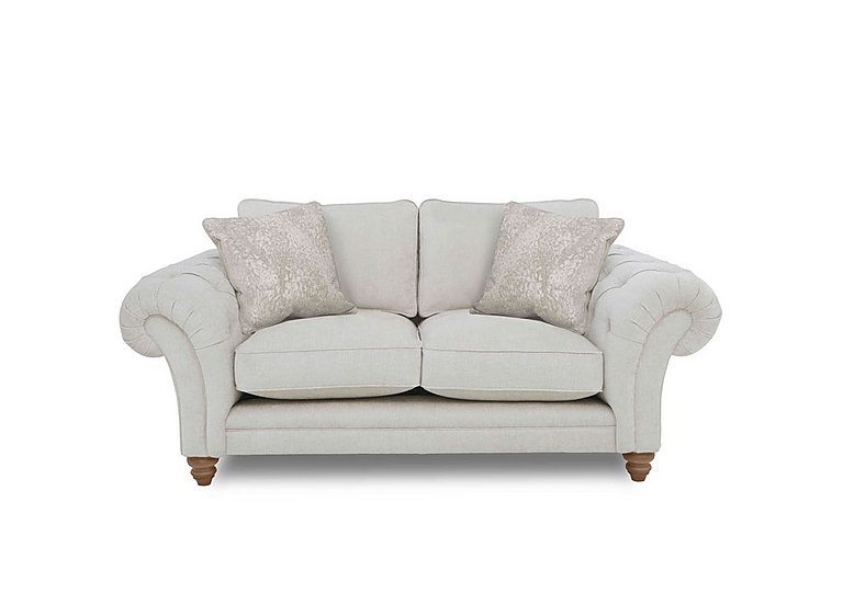 Boutique Collection - Blenheim 2 Seater Classic Back Sofa - Darwin Ivory with Oak Feet