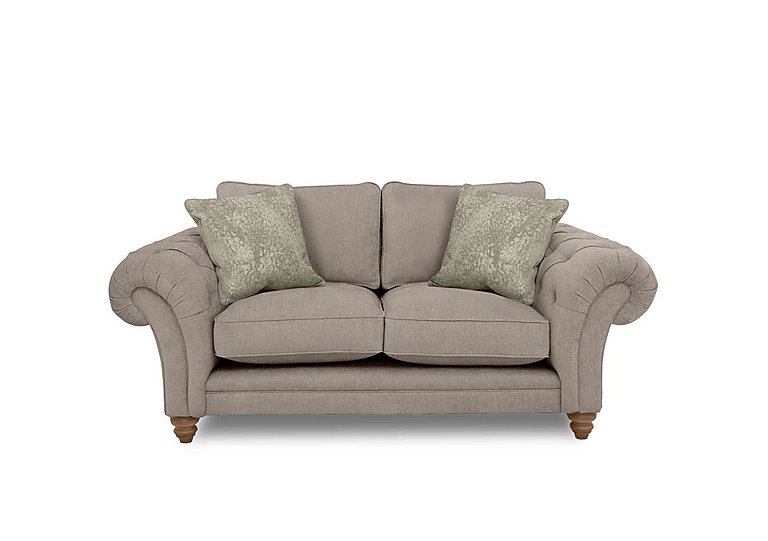 Boutique Collection - Blenheim 2 Seater Classic Back Sofa - Darwin Mink with Oak Feet