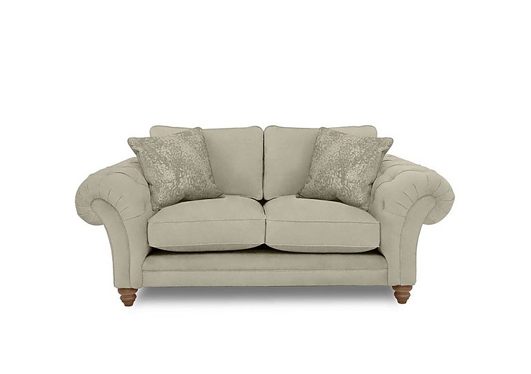 Boutique Collection - Blenheim 2 Seater Classic Back Sofa - Marlborough Wicker Mink with Oak Feet