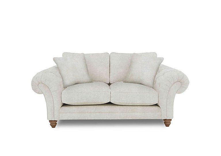 Boutique Collection - Blenheim 2 Seater Classic Back Sofa - Savoy Ivory with Oak Feet