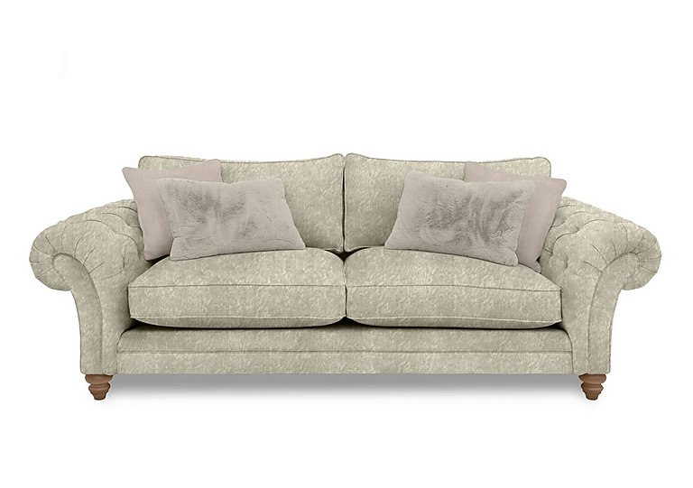 Boutique Collection - Blenheim 4 Seater Classic Back Sofa - Savoy Mink with Oak Feet