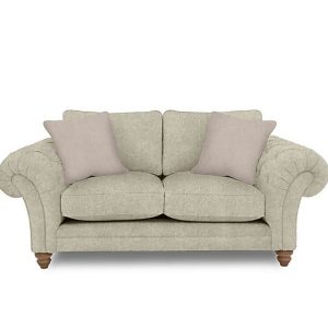 Boutique Collection  Blenheim 2 Seater Classic Back Sofa  Savoy Mink with Oak Feet | Bed Sava