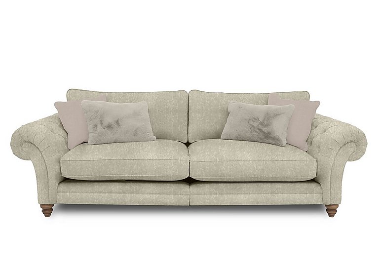 Boutique Collection - Blenheim Grand Split Frame Classic Back Sofa - Savoy Mink with Walnut Feet