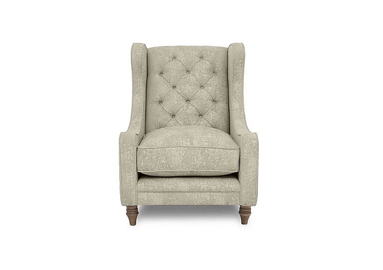 Boutique Collection - Blenheim Wing Chair - Savoy Mink with Oak Feet