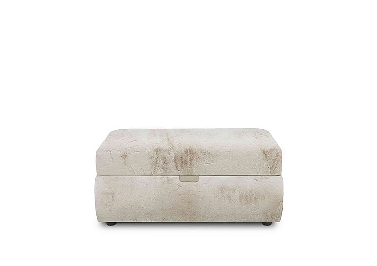 Boutique Collection - Blenheim Large Storage Stool - Vancouver Fur Ivory