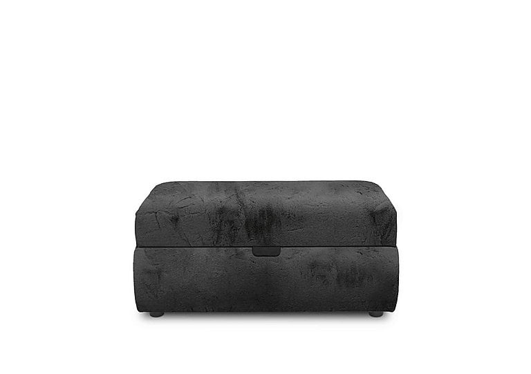 Boutique Collection - Blenheim Large Storage Stool - Vancouver Fur Raven