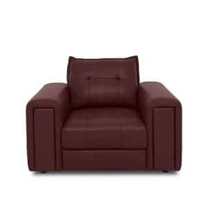 Boutique Goliath Leather Chair  Ruby | Bed Sava