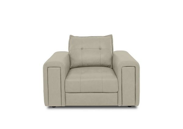 Boutique Goliath Leather Chair  Bone China | Bed Sava