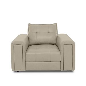 Boutique Goliath Leather Chair  Oyster | Bed Sava