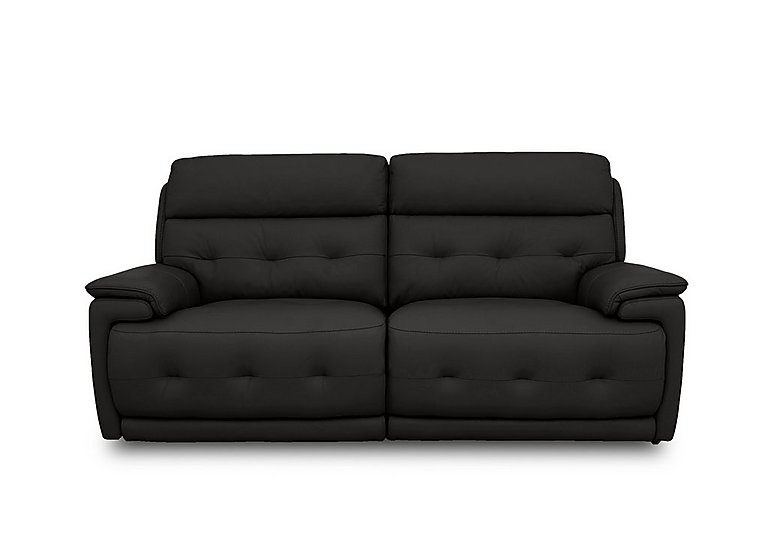 Brescia Leather 3 Seater Sofa  Shale Grey | Bed Sava