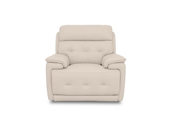 Brescia BV Leather Chair  Dapple Grey | Bed Sava