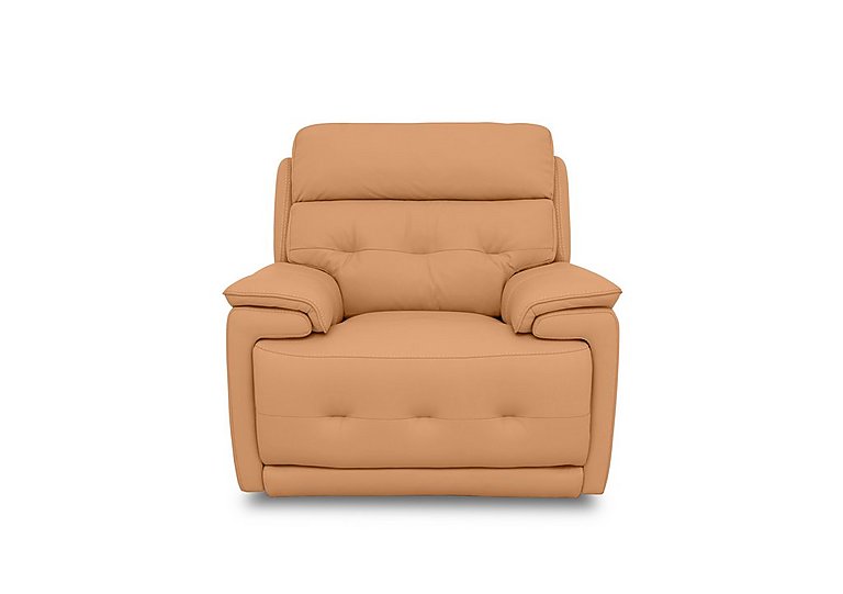 Brescia BV Leather Chair - BV Honey Yellow