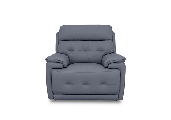 Brescia BV Leather Chair  BV Ocean Blue | Bed Sava