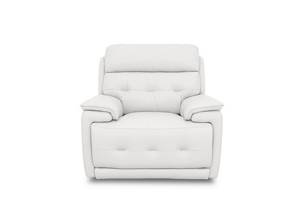 Brescia BV Leather Chair  BV Star White | Bed Sava