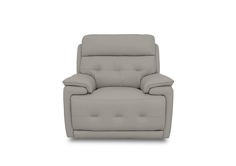 Brescia BV Leather Chair - Silver Grey
