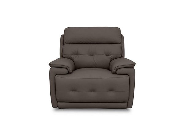 World of Leather  Brescia Leather Chair  Cacao | Bed Sava